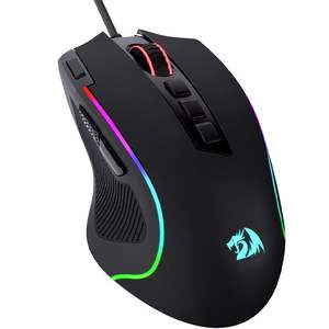 Redragon เม้าส์สำหรับเล่นเกมแบบมีสาย RGB 8000 dpi พร้อมปุ่มตั้งโปรแกรมได้11ปุ่มเมาส์เล่นเกม5โหมดแบ็คไลท์ - Product Image 1