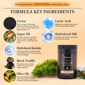 <span class=keywords><strong>Maschera</strong></span> per <span class=keywords><strong>Capelli</strong></span> OEM Riparatrice e Nutriente con Collagene, Olio di Argan Vegano Biologico e Cheratina per Tutti i Tipi di <span class=keywords><strong>Capelli</strong></span> - Lucentezza, Morbidezza, Sicura per il Colore - Product Image 2