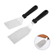 Spatule en acier inoxydable durable EVERSUN, bords biseautés, poignée en plastique, compatible lave-vaisselle/micro-ondes/four