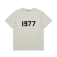 ESSENTIALS High Street Ensembles de T-shirts et Shorts d'été décontractés et sportifs pour Hommes et Femmes, avec lettres floquées 1977