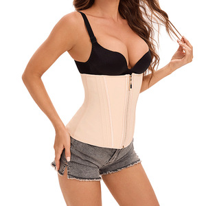 Logo personnalisé femmes <span class=keywords><strong>taille</strong></span> formateur Fitness <span class=keywords><strong>Corset</strong></span> Shaper avec fermeture éclair ceinture colombienne <span class=keywords><strong>femme</strong></span> <span class=keywords><strong>taille</strong></span> formateur ceinture - Product Image 4