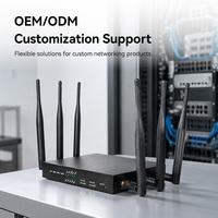 Router WiFi 6 Dual Band AX3000 yang Andal dengan Kecepatan Nirkabel 574Mbps 2402Mbps untuk Berbagi Internet