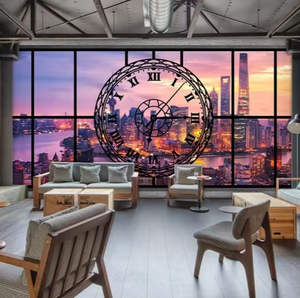 <span class=keywords><strong>Paris</strong></span> Tour <span class=keywords><strong>Nuit</strong></span> Scène Murale Espace Extension Papier Peint 3d Paysage Restaurant Hôtel Mural - Product Image 2