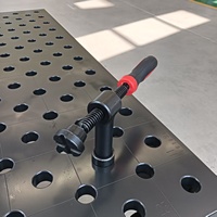 Ensemble complet de table de soudage 3D robuste, station de soudage de précision HT300 en fonte avec pieds réglables, aucun alimentation électrique requise