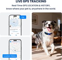 Traceur GPS IA pour animaux de compagnie - Localisation en temps réel, gestion de la santé vétérinaire, clôture électronique, étanche, silicone et plastique, autonomie de la batterie de plus de 20 heures