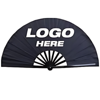 Éventails pliables en bambou personnalisés avec logo imprimé, à main, à claquer, peints, motif floral, DIY, par sublimation, 33 cm, promotionnels, vente en gros