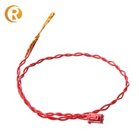 Rakitan kabel kustom colokan kawat listrik, konektor wanita untuk elektronik 2/3/4/1.0 Pin 2.54mm-5/6mm