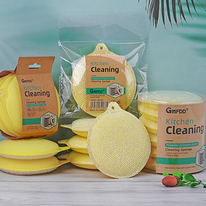Cầu Vồng Lụa Hai Mặt Miếng Bọt Biển Mạnh Mẽ Làm Sạch Điện Giàu Bọt Vô Hại Đồ Dùng Nhà Bếp Làm Sạch Miếng Bọt Biển Với Treo Lỗ - Product Image 6