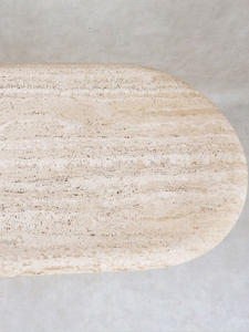 Table console en travertin pour <span class=keywords><strong>hall</strong></span> d'entrée de style européen moderne Meuble de salon minimaliste pour maison ou hôtel - Product Image 2