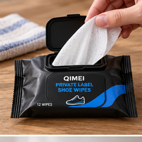 Lingettes pour chaussures OEM ODM sous marque privée, avec conception personnalisée, format et quantité d'emballage sur mesure