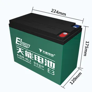 hot selling tian neng 48V 12.2 Ah lead acid batteries Suitable for electric bicycle