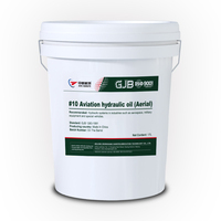 Huile hydraulique aéronautique n°10, lubrifiant de haute qualité standard pour les équipements auxiliaires et vérins hydrauliques de l'aviation, seau en plastique de 17 L