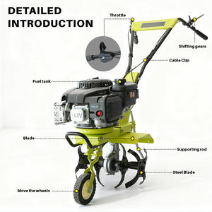 Vertak 139cc Benzine Helmstok Benzine Cultivator Rototiller-Grondbewerkingsmachine Voor Boerderij En Tuin Gebruik - Product Image 4