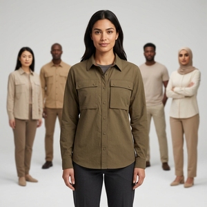 Camicia da Pesca Estiva Personalizzata per Uomo, Manica Lunga, Protezione Solare UPF 50+, Leggera, Asciugatura Rapida, Traspirante, 100% Poliestere - Product Image 6