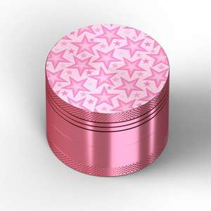 Molinillo rosa de aleación de aluminio para niñas, trituradora de 4 capas, herramientas para fumar, molinillo de hierbas y especias, humo - Product Image 5