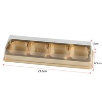 Boîte d'emballage en plastique PET, gâteau de pâtisserie, boîte de pâtisserie occidentale fabriquée en Chine