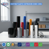 Extrusión de Plástico Personalizada, Perfil de Tubo de Polietileno de Alta Densidad (HDPE), Plástico de PVC Duradero para Plataformas de Trabajo y Guías de Indexación