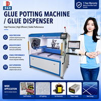 Distributeur de colle entièrement automatique à commande informatique par vision, machine de distribution de résine époxy et de polyuréthane