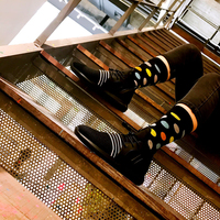 Chaussettes chaudes épaisses d'automne personnalisées douces et confortables, chaussettes personnalisées en tricot de style ethnique pour hommes