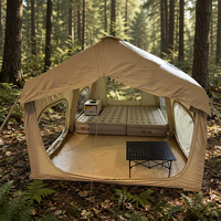 Tissu imperméable de PVC d'Oxford de tente de famille d'air de luxe gonflable portatif direct d'usine meilleur pour le camping extérieur