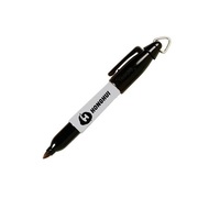 Ensemble de stylos marqueurs permanents noirs à pointe fine personnalisés par le fabricant, encre à base d'huile à pointe fine pour métal, plastique, CD