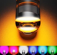 W5W LED T10 Universelle Autobeleuchtung COB Glas Innenraum-Parklicht Weiß Rot Blau Auto-Kennzeichenleuchte Innenraumleselampe 12V Autobirne