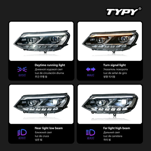 Kit de modernisation des phares TYPY pour Volkswagen Touareg 2011-2015 avec nouveaux LED, feux de jour et clignotants séquentiels. - Product Image 4