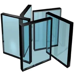 زجاج عازل مزدوج مجوف منخفض الكثافة يعمل بالطاقة مزدوج الطبقات ثلاثي الطبقات المصفح المعالج