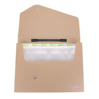 Porte-documents extensible A4/FC, 12 pochettes, porte-documents en plastique PP, organiseur de documents portable pour bureau, école