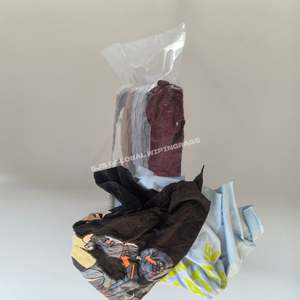 Chiffons en coton pratiques et économiseurs de temps, coupés en morceaux, pour le nettoyage au travail, chiffons colorés en tissu de t-shirt pour le nettoyage - Product Image 1