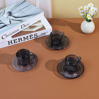 Tasse en verre, tasse à café, tasse à boisson, tasse pour la vie quotidienne, tasse cadeau d'affaires, assiette en verre, bol en verre, hôtellerie, restauration, voyage