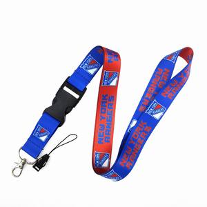 Venta al por mayor EE. UU. NH Major League Hockey Club Permiso <span class=keywords><strong>DE</strong></span> <span class=keywords><strong>TRABAJO</strong></span> Cordón Deportes Poliéster Cordones largos para teléfonos móviles - Product Image 4