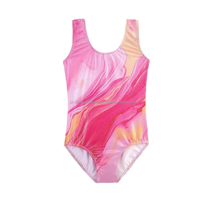 Jupe de danse en mousseline de couleur unie pour enfants unisexes, en spandex, avec taille élastique, pour l'entraînement - Product Image 3