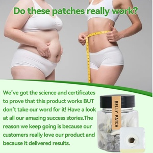 Patch de sommeil à l'armoise mis à jour par Chinaherbs, patch bouton, autocollant naturel à base de plantes pour le ventre, pour hommes et femmes, amincissant le nombril - Product Image 2
