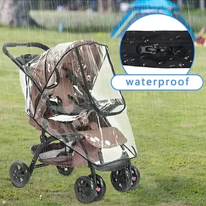 Universal Kinderwagen Zubehör Regen fest Wind dicht Wetterschutz Baby Travel Kinderwagen Schild Kinderwagen Regenschutz