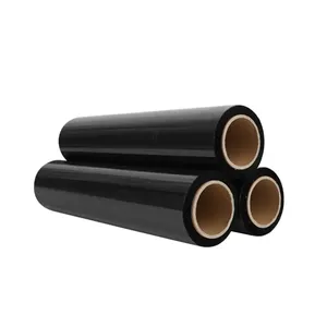 Film étirable LDPE LLDPE de haute qualité, prix usine, film noir pour palettes, film souple moulé - Product Image 6