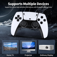 Console de Jeu M15 4K Double Joueur avec Manette Sans Fil 2.4G 64G/128G et Autocollant de Jeu pour Mini TV Domestique