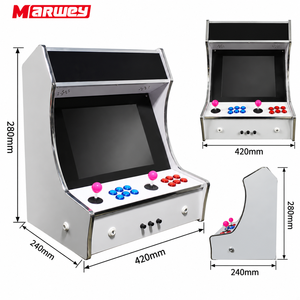 Machine de jeu d'arcade portable à écran de 10 pouces personnalisée, acceptant les pièces, machine de jeu de bar, vente en gros, machine d'arcade rétro, bar-top - Product Image 6