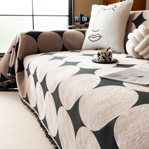 Funda de sofá de chenilla elástica, ajustable, modular, de 180x130 a 180x480, antideslizante, para todas las estaciones, protector contra el polvo. - Product Image 1
