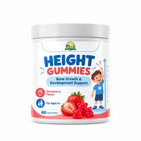 Gummies de calcium pour la croissance, supplément alimentaire OEM/ODM, vitamines D3/K2 pour enfants et adolescents, favorisant une meilleure densité osseuse – Meilleures ventes