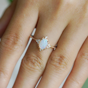 Wunderschöner 925er vergoldeter Naturfeuer-Ovaldiamant-Originals tein <span class=keywords><strong>ring</strong></span> aus Sterling silber - Product Image 6