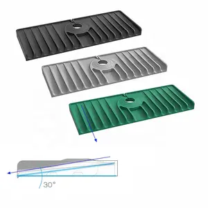 실리콘 주방 수도꼭지 매트 접이식 싱크 매트 수도꼭지 스플래시 포수 욕실 수조 보호기 매트