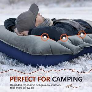 <span class=keywords><strong>Matelas</strong></span> de camping gonflable ultraléger avec pompe à pied intégrée, épais, compact, imperméable, pour randonnée et camping - Product Image 3