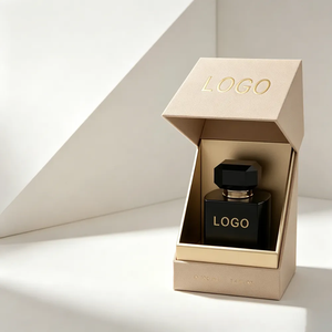 Caja de Perfume Rígida de Lujo Personalizada con Logotipo Estampado en Caliente, Empaque de Papel Artístico, Caja de Regalo Cosmética de 100 ml - Product Image 2