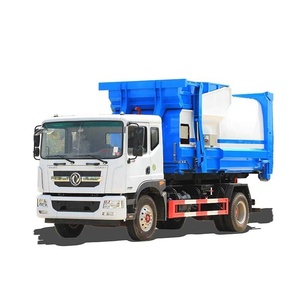 รถบรรทุกขยะแบบโรลออฟ OEM Dongfeng 4X2 สำหรับการจัดการขยะมูลฝอยของเทศบาลและโครงการทำความสะอาดชุมชน - Product Image 3