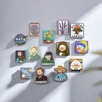 Broches de Esmalte con Diseño de Patos de Pintura al Óleo, Divertidos y Personalizados, Estilo el Grito de Picasso, Broche de Patitos, Insignia de Solapa, Joyería de Dibujos Animados, Regalo para Niños y Amigos