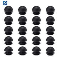 Embouts en plastique écologiques antidérapants durables réutilisables de 19 mm pour tubes en acier, embouts ronds pour pieds de chaise