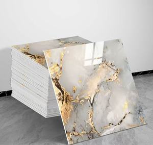 Adesivi Murali Lucidi Autoadesivi per Decorazione Casa, Carta da Parati Effetto <span class=keywords><strong>Marmo</strong></span> con Motivi Geometrici Impermeabili - Product Image 2