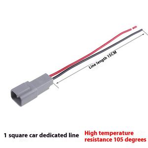 Водонепроницаемый автомобильный разъем Dechi DT06-2S, 2 штекера (мужской и женский), корпус из АБС-пластика на 12 отверстий, 10А, контакт M8 PCB из меди - Product Image 3