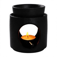 Brûleur à huile en céramique pour cire fondue, diffuseur d'arômes |   Brûleur d'huiles essentielles compatible avec les bougies chauffe-plat, décoration pour la maison et la chambre